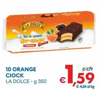 10 ORANGE CIOCK LA DOLCE
