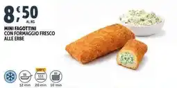 Deco Supermercati MINI FAGOTTINI CON FORMAGGIO FRESCO ALLE ERBE offerta
