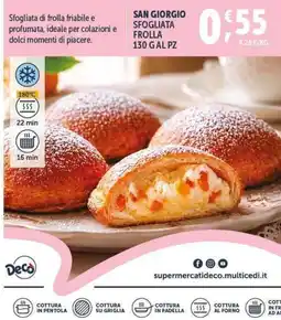 Deco Supermercati SAN GIORGIO SFROGLIATA FROLLA offerta