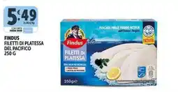 Deco Supermercati Findus Filetti di Platessa offerta