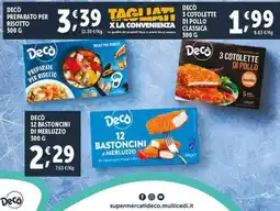 Deco Supermercati Decò 3 Cotolette di Pollo Classica offerta