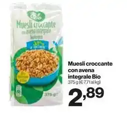 In'S Mercato Muesli croccante con avena Integrale Bio offerta
