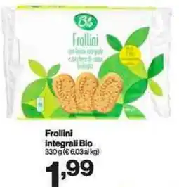 In'S Mercato Frollini Integrali Bio offerta