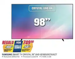 Trony SAMSUNG SMART TV CRYSTAL 98” UHD offerta