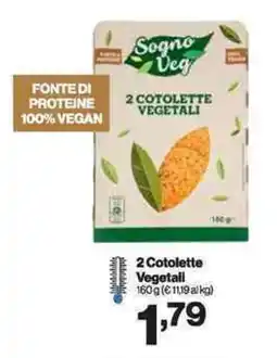 In'S Mercato 2 Cotolette Vegetall offerta