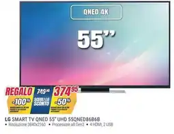 Trony LG SMART TV QNED 55" UHD 55QNED86B6B offerta