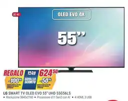 Trony LG SMART TV OLED EVO 55" UHD 55G56LS offerta