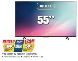 Trony TCL SMART TV QLED 55” UHD 55P79K offerta