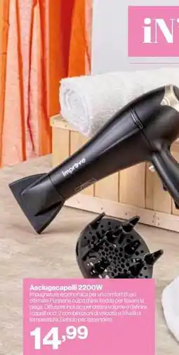 In'S Mercato Asciugacapelli 2200W offerta