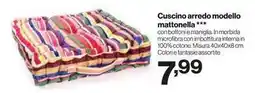 In'S Mercato Cuscino arredo modello mattonella offerta