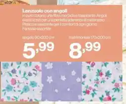 In'S Mercato Lenzuolo con angoli matrimoniale offerta