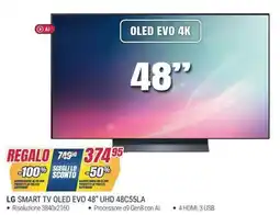 Trony LG SMART TV OLED EVO 48" UHD 48C55LA offerta