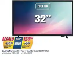Trony SAMSUNG SMART TV 32" FULL HD UE32F6000FUXZT offerta