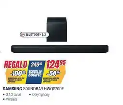 Trony SAMSUNG SOUNDBAR HWQS700F offerta
