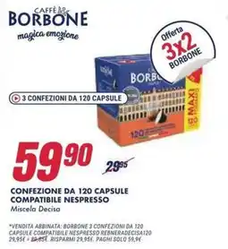 Trony Caffè Borbone offerta