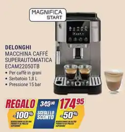 Trony Delonghi Macchina Caffé Superautomatica ECAM22050TB offerta