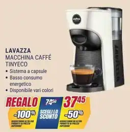 Trony LAVAZZA MACCHINA CAFFÉ TINYEKO offerta