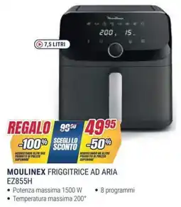 Trony MOULINEX FRIGGITRICE AD ARIA EZ855H offerta