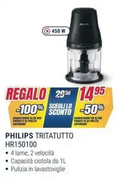 Trony PHILIPS TRITATUTTO HR150100 offerta