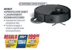 Trony IROBOT ASPIRAPOLVERE ROBOT + LAVAPAVIMENTI ROOMBA505COMBO offerta