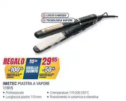 Trony IMETEC PIASTRA A VAPORE offerta