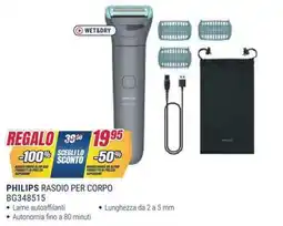 Trony PHILIPS RASOIO PER CORPO BG348515 offerta