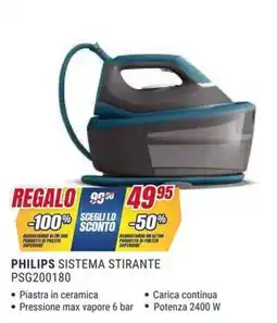 Trony PHILIPS SISTEMA STIRANTE PSG200180 offerta