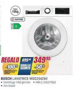 Trony BOSCH LAVATRICE WGG254Z6II offerta
