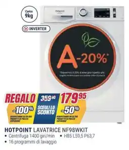 Trony HOTPOINT LAVATRICE NF98WKIT offerta