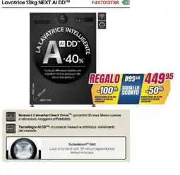 Trony Lavatrice 13kg NEXT AI DD™ offerta