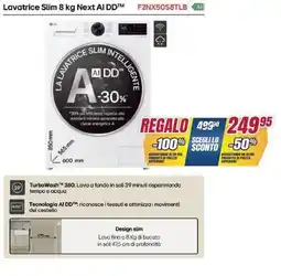 Trony Lavatrice Slim 8 kg Next AI DD™ offerta