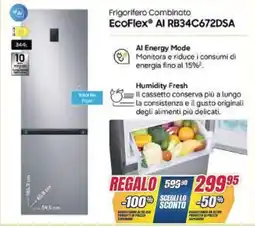 Trony Frigorifero Combinato EcoFlex® AI RB34C672DSA offerta