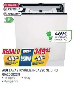 Trony AEG LAVASTOVIGLIE INCASSO SLIDING GI6200B2SN offerta