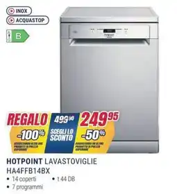 Trony HOTPOINT LAVASTOVIGLIE HA4FFB14BX offerta