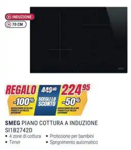 Trony SMEG PIANO COTTURA A INDUZIONE SI1B2742D offerta