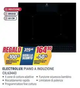 Trony ELECTROLUX PIANO A INDUZIONE CIL63443 offerta