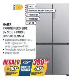 Trony HAIER FRIGORIFERO SIDE BY SIDE 4 PORTE offerta