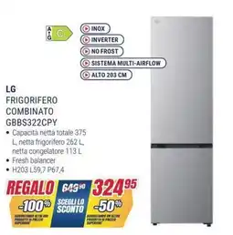 Trony LG FRIGORIFERO COMBINATO offerta