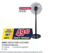 Trony ARGO VENTILATORE A COLONNA STANDYEVOLACK offerta