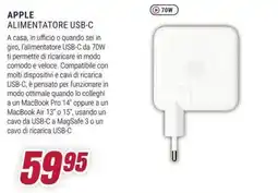 Trony APPLE ALIMENTATORE USB-C offerta