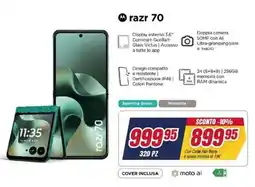 Trony Motorola razr 70 offerta