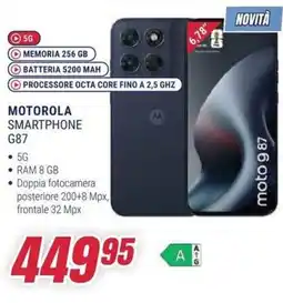 Trony MOTOROLA SMARTPHONE G87 offerta