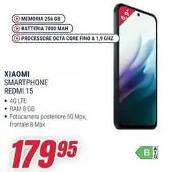 Trony XIAOMI SMARTPHONE REDMI 15 offerta