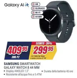 Trony SAMSUNG SMARTWATCH GALAXY WATCH 8 44 MM offerta