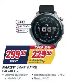 Trony AMAZFIT SMARTWATCH BALANCE 2 offerta
