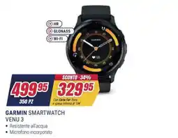 Trony GARMIN SMARTWATCH VENU 3 offerta