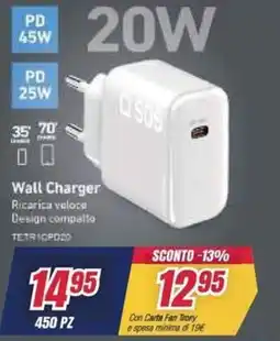 Trony Wall Charger offerta