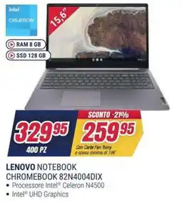 Trony LENOVO NOTEBOOK CHROMEBOOK 82N4004DIX offerta