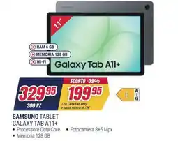Trony SAMSUNG TABLET GALAXY TAB A11+ offerta