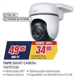 Trony TAPO SMART CAMERA offerta